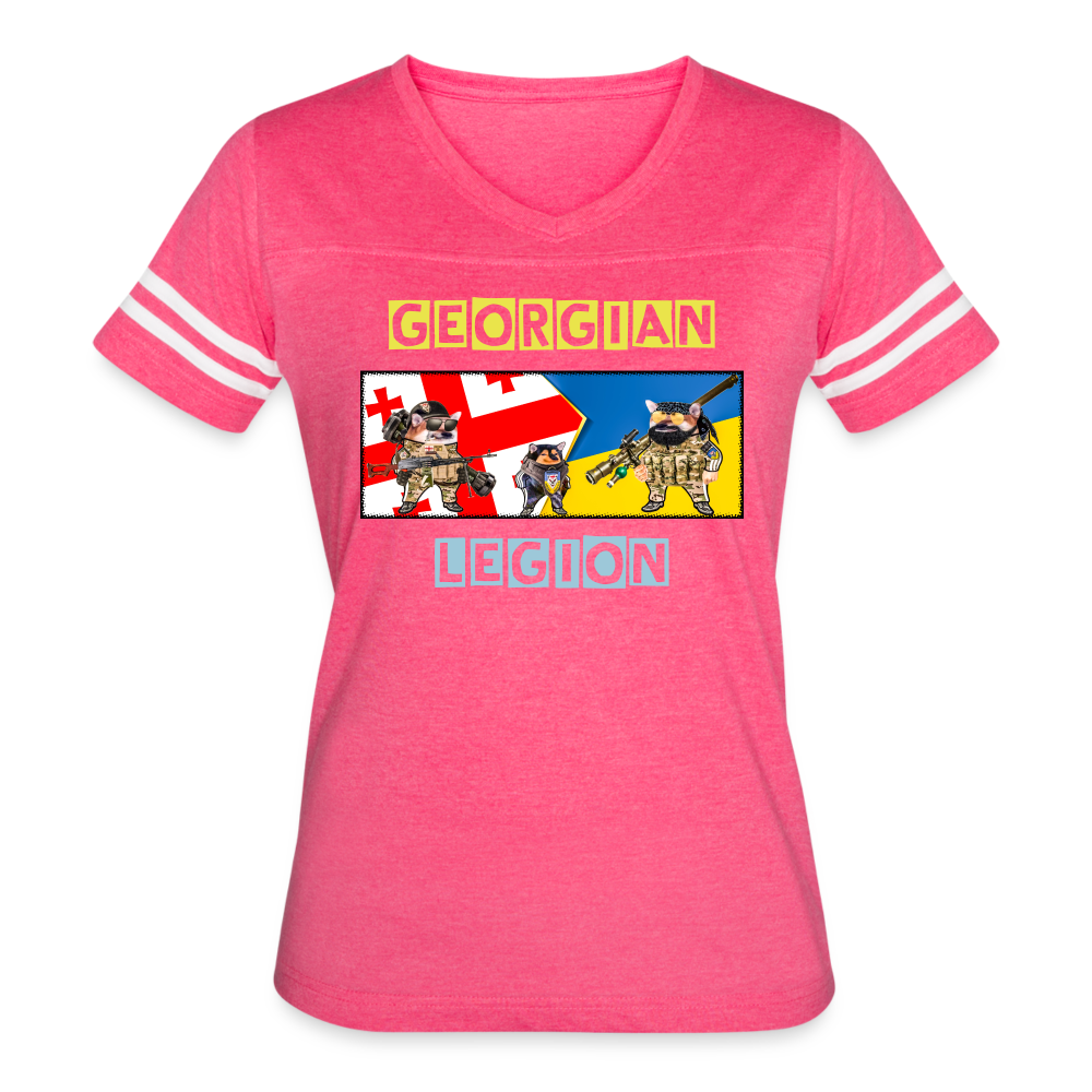 Women’s Premium T-Shirt - vintage pink/white