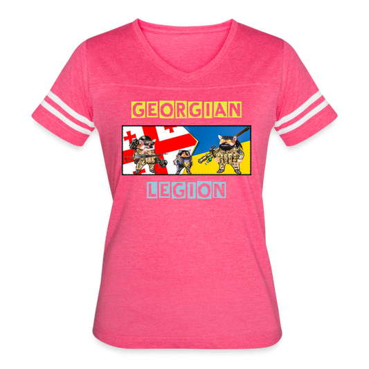Women’s Premium T-Shirt - vintage pink/white
