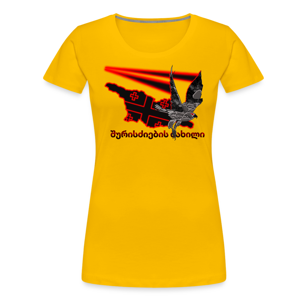 Georgian Metal Women’s Premium T-Shirt - sun yellow