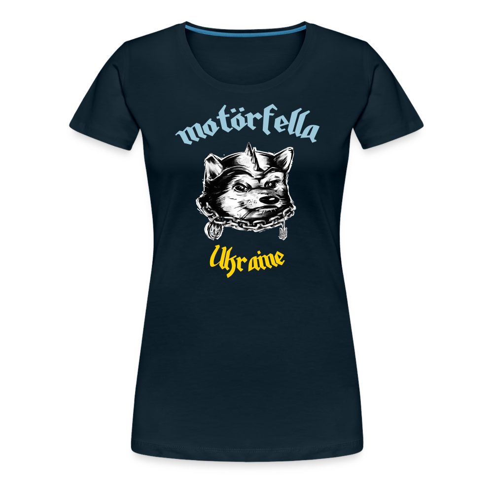Motorfella Women’s Premium T-Shirt - deep navy