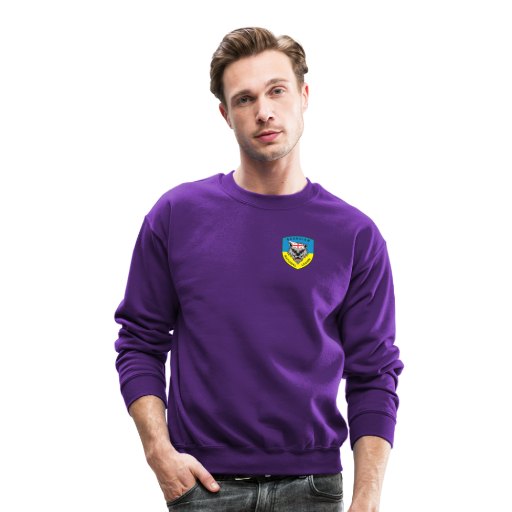 Georgian Legion Crewneck Sweatshirt - purple