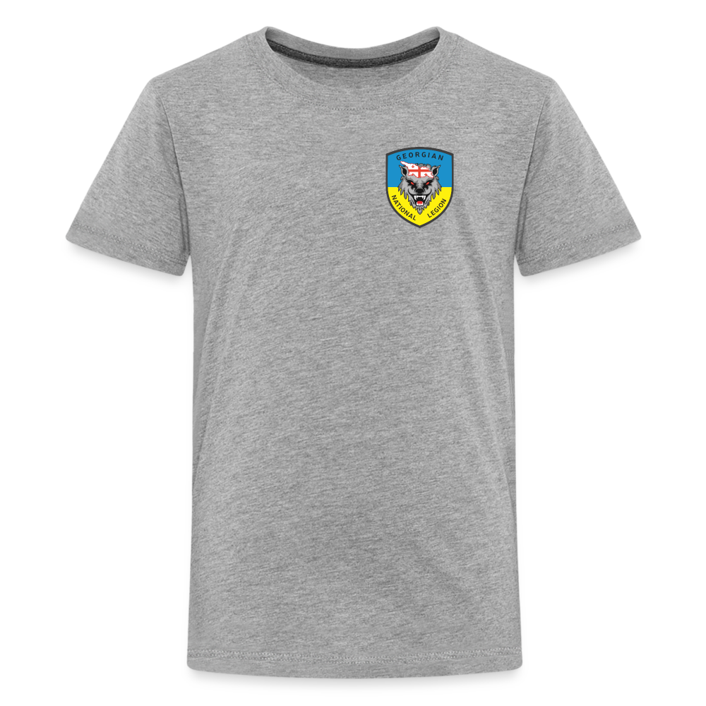 Georgian Legion Kids' Premium T-Shirt - heather gray