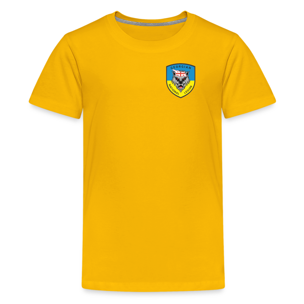 Georgian Legion Kids' Premium T-Shirt - sun yellow