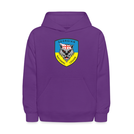 Georgian Legion Kids' Hoodie - purple