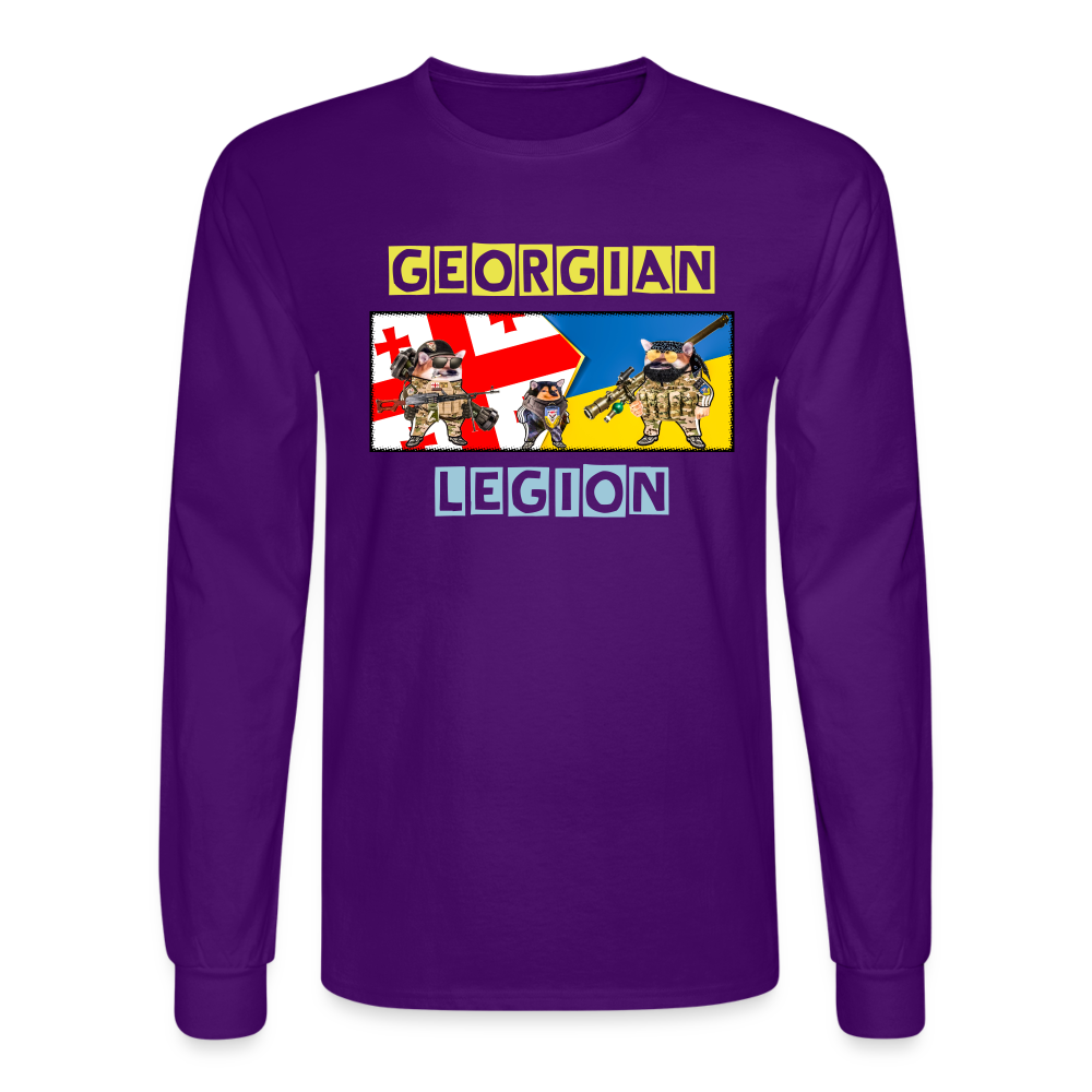 Fellas of the Legion Men's Long Sleeve T-Shirt - purple