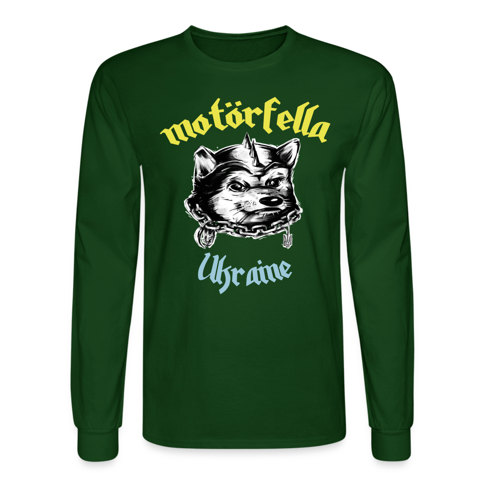 Motorfella Men's Long Sleeve T-Shirt - forest green