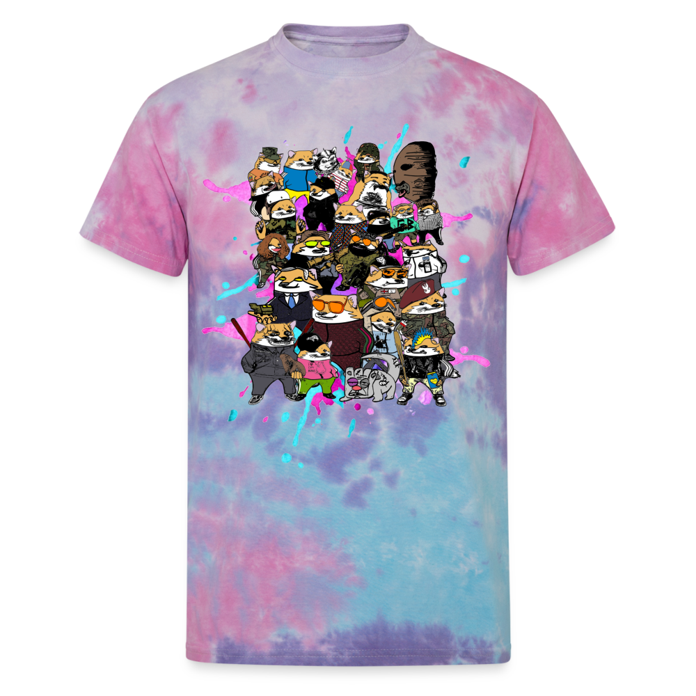 "Big Legion of Fellas" Unisex Tie Dye T-Shirt - cotton candy