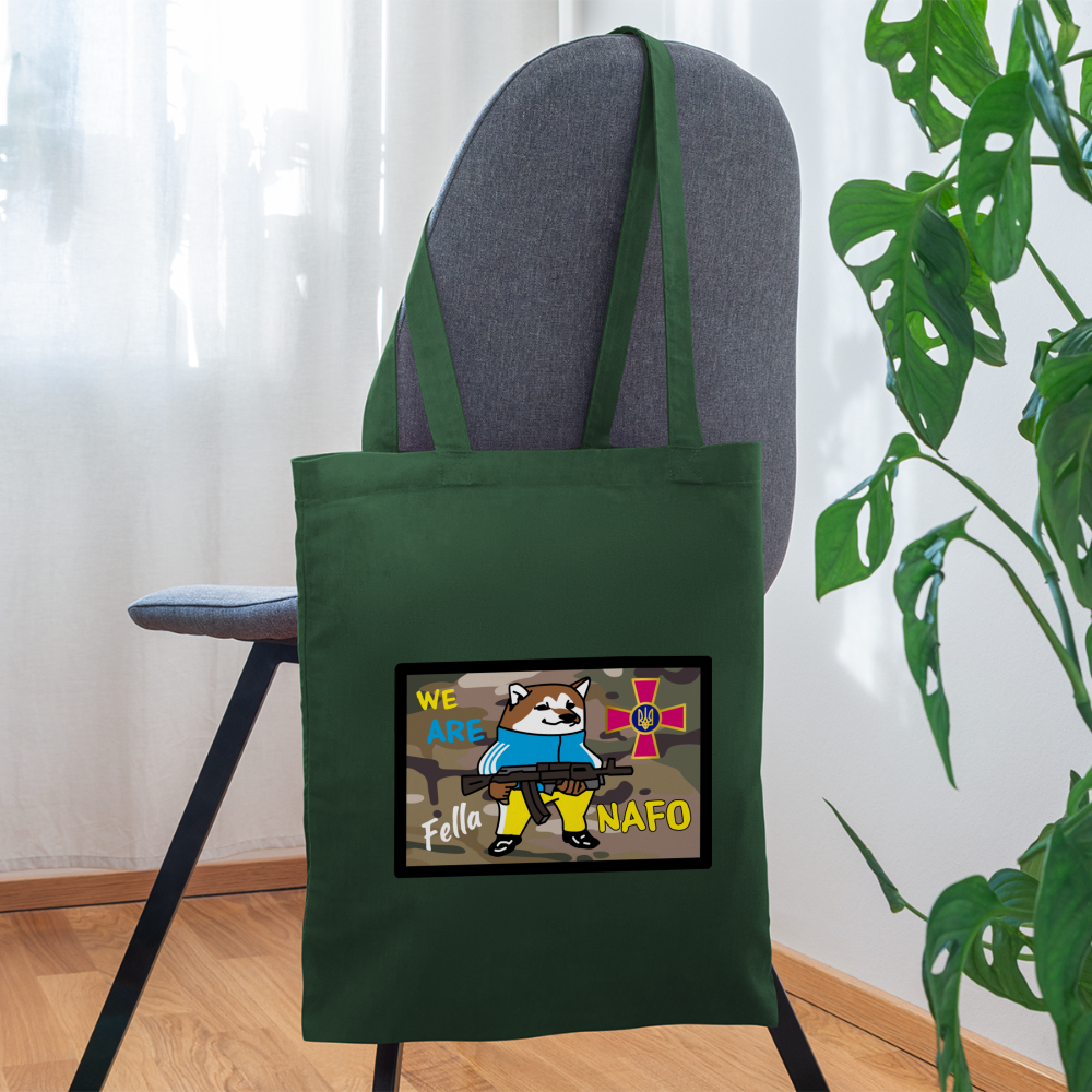 "We Are NAFO" Tote Bag - forest green